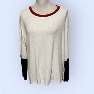 Michael Star long sleeve sweater, white, medium